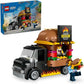 LEGO City Burger Van, Food Truck Toy for 5 Plus Year Old Boys & Girls, Vehicle Building Toys, Kitchen Playset with Vendor Minifigure and Accessories, Imaginative Play and Ramadan Gifts for kids 60404