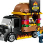 LEGO City Burger Van, Food Truck Toy for 5 Plus Year Old Boys & Girls, Vehicle Building Toys, Kitchen Playset with Vendor Minifigure and Accessories, Imaginative Play and Ramadan Gifts for kids 60404